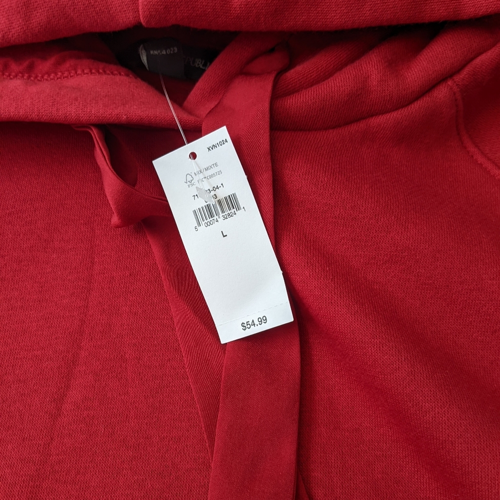 Banana Republic Soft Fleece Hoodie Sweatshirt - Picture 3 of 5
